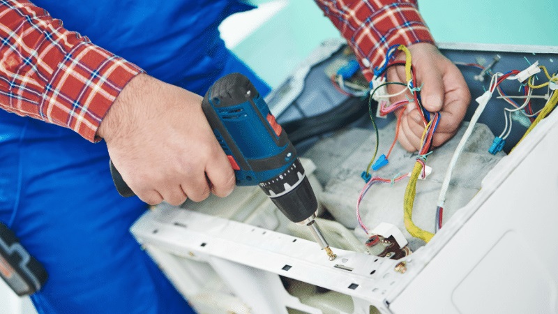 Sincan Samsung Samsung çamaşır makinesi kart tamiri – Su almama arızası orijinal parça ile giderildi. - Teknik servis örneği